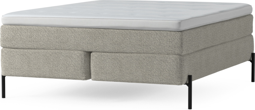 Delux Sense - Kontinentalsäng, dubbelsäng med bäddmadrass och sängben