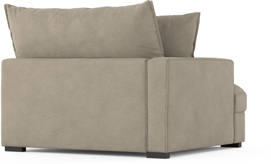 Rossi - 1,5-sits med armstöd vänster - Beige