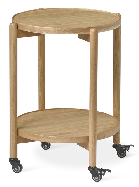 Tuva - Sidobord, Ø 49 H 60 cm - Beige