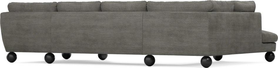 Madison - 2-sits soffa med divan vänster och schäslong höger - Grå