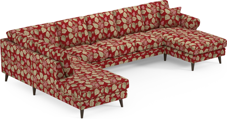 Eden - 3-sits soffa med divan vänster och schäslong höger - Flerfärgad