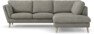 Madison Lux - 2-sits soffa med divan höger - Vit