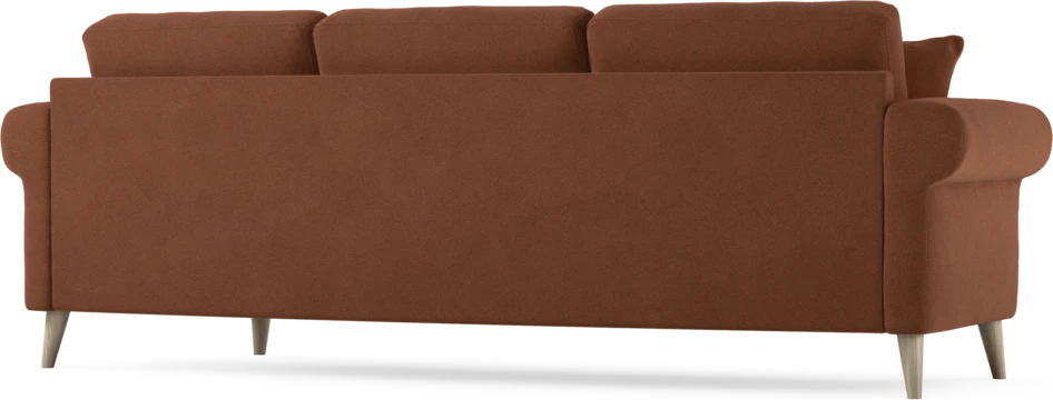 Eden - 3-sits soffa svängd - Orange