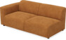 Ruby - 2-sits soffa med armstöd vänster - Orange