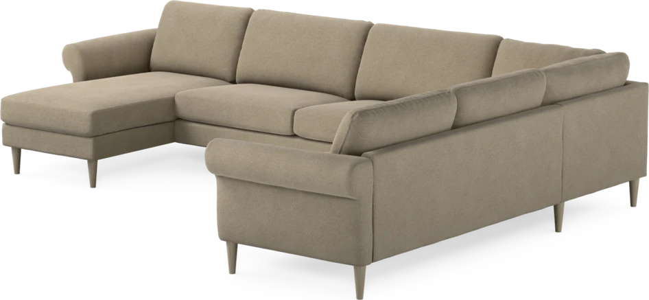 Bridge - Hörnsoffa, 3+2-sits med schäslong vänster - Beige