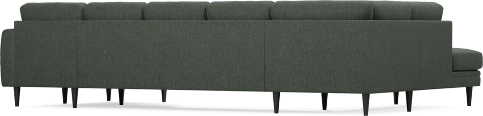 Eden - 3-sits soffa med divan vänster och schäslong höger - Grön