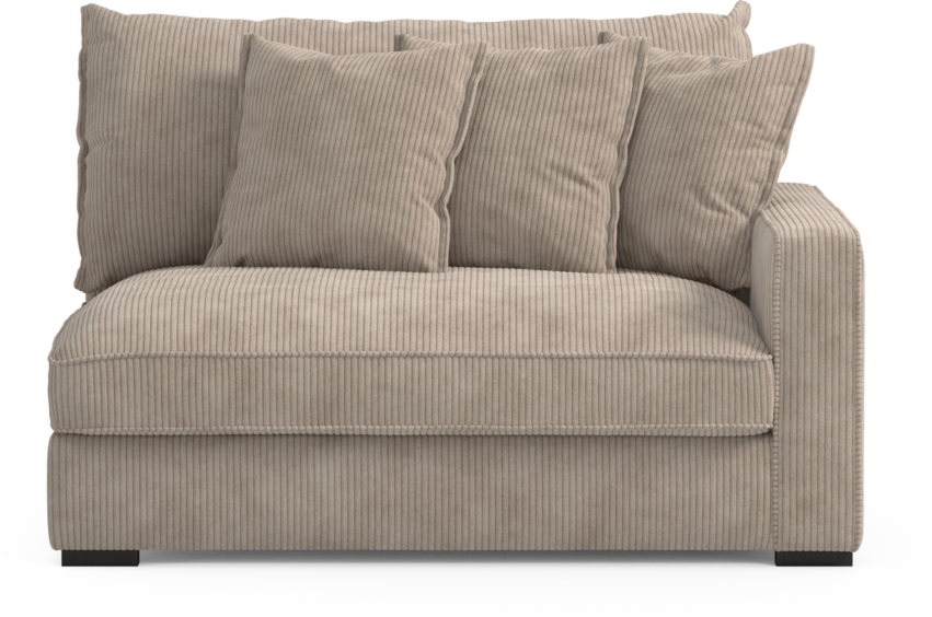 Rossi - 2-sits med armstöd höger - Beige