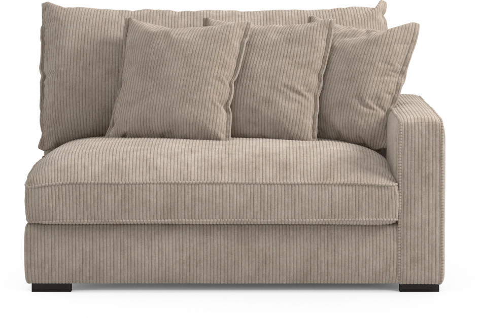 Rossi - 2-sits med armstöd höger - Beige