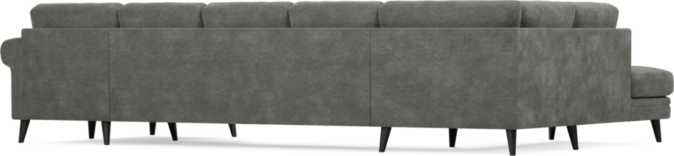 Eden - 3-sits soffa med divan vänster och schäslong höger - Grå