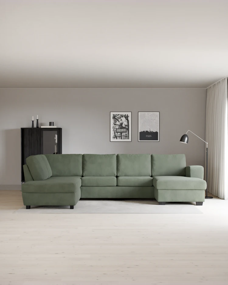 Friday - 3-sits soffa med divan vänster och schäslong höger - inspiration