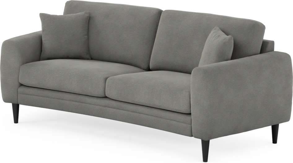 Eden - 2,5-sits soffa svängd - Grå