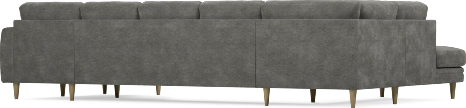 Eden - 3-sits soffa med divan vänster och schäslong höger - Grå
