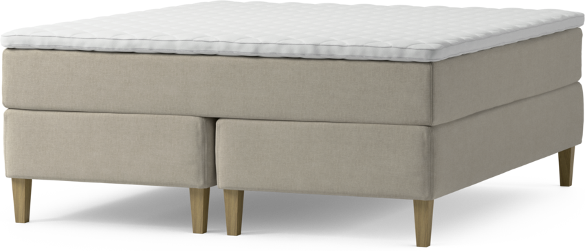 Delux Dream - Kontinentalsäng, dubbelsäng med bäddmadrass och sängben