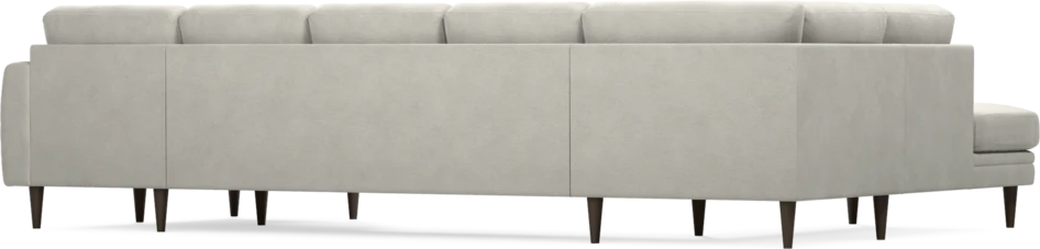 Eden - 3-sits soffa med divan vänster och schäslong höger - Grå