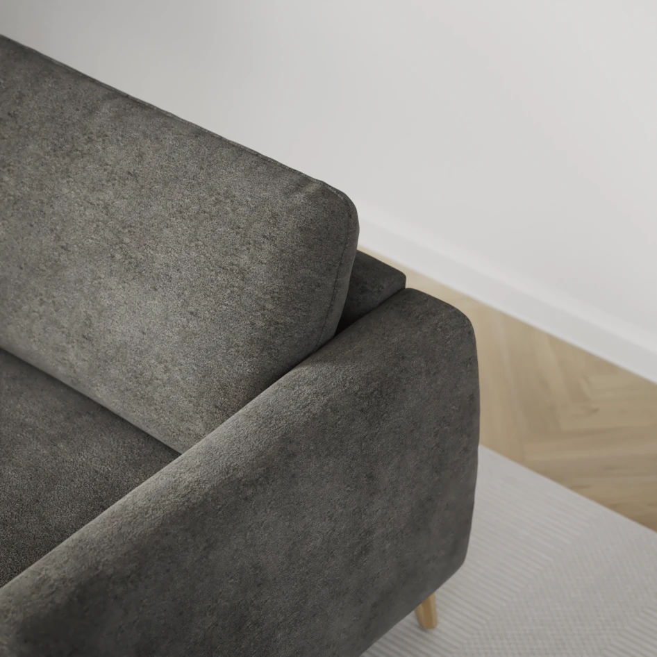 Bridge - Hörnsoffa, 3+2-sits - Grå
