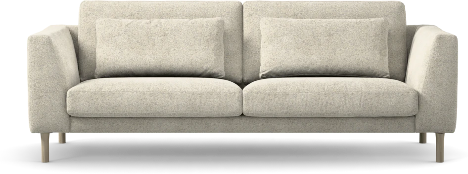 Willow - 3-sits soffa, fast klädsel - Beige