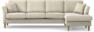 Eden - 3-sits soffa med schäslong - Beige