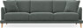 Macy Lux - 3-sits soffa XL - Grå