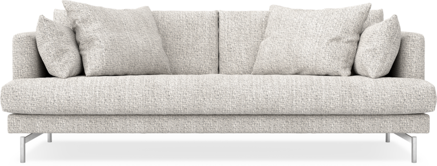 Harper - 3-sits soffa, hel dyna - Grå