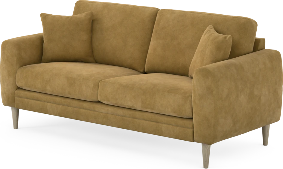 Eden - 2,5-sits soffa - Gul