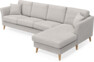 Eden - 3-sits soffa med schäslong - Grå