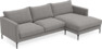 Impression Delux - 3-sits soffa med schäslong höger - Grå
