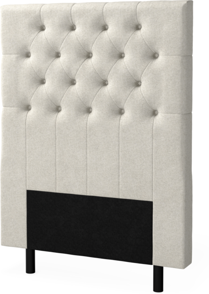 Delux Pikerad XL - Sänggavel, 90-210 cm - Beige