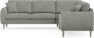 Eden - Hörnsoffa, 2,5+2,5-sits - Grå