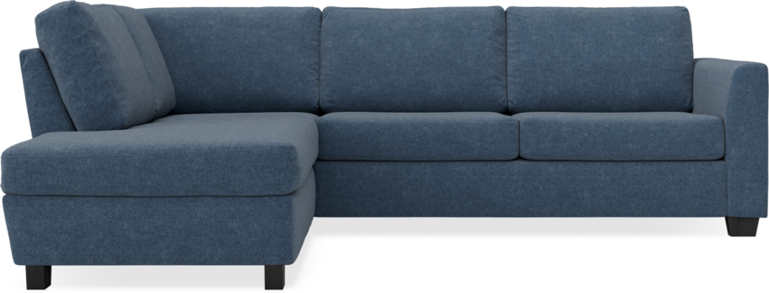 Friday - 2,5-sits soffa med divan vänster - Blå
