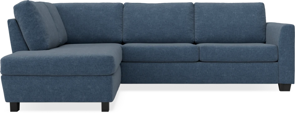 Friday - 2,5-sits soffa med divan vänster - Blå