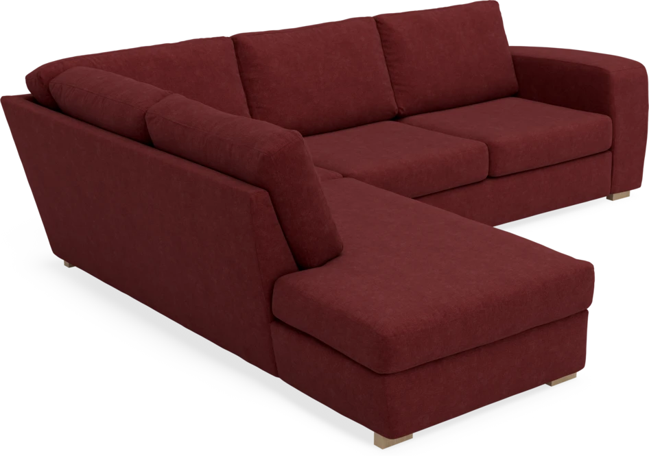 Friday - 2,5-sits soffa med divan vänster - Rosa