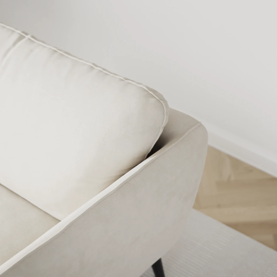 Madison Lux - 3-sits soffa - Vit