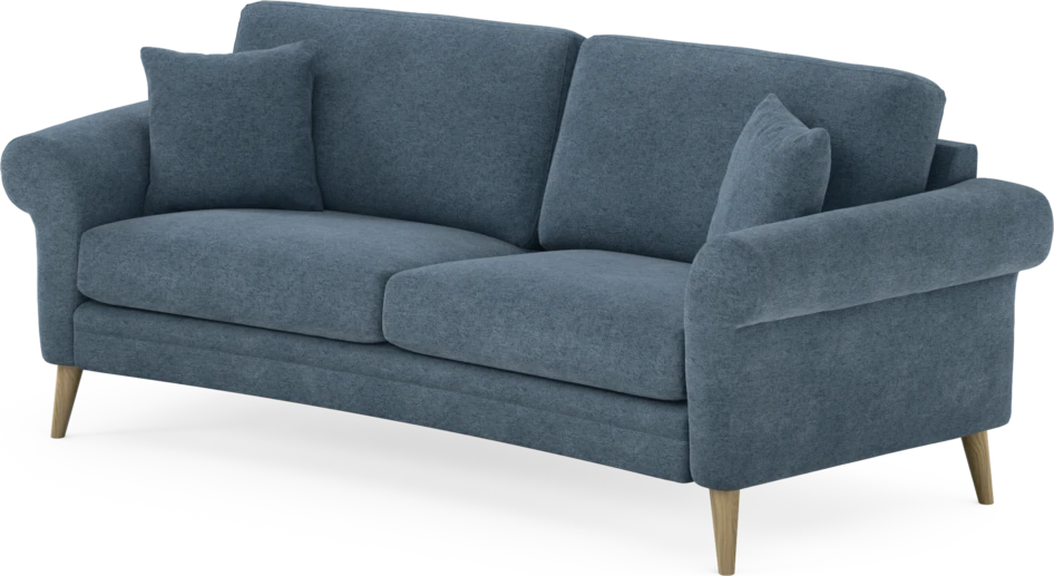 Eden - 2,5-sits soffa svängd - Blå