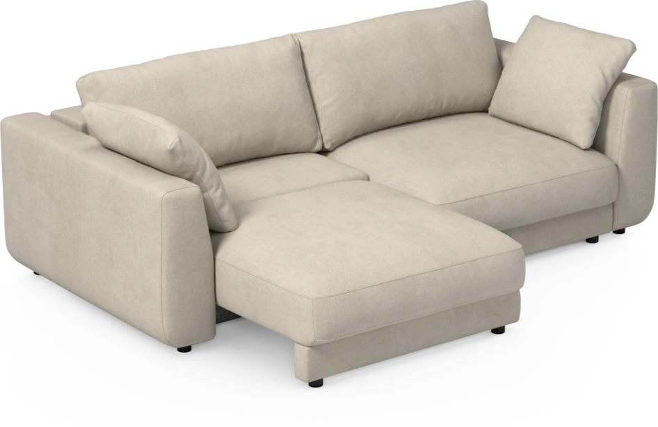 Amie - Bäddsoffa 3-sits - Vit