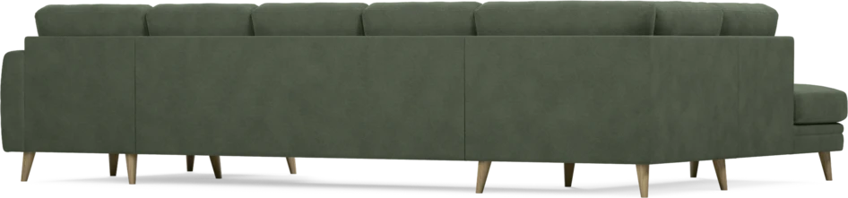 Eden - 3-sits soffa med divan vänster och schäslong höger - Grön