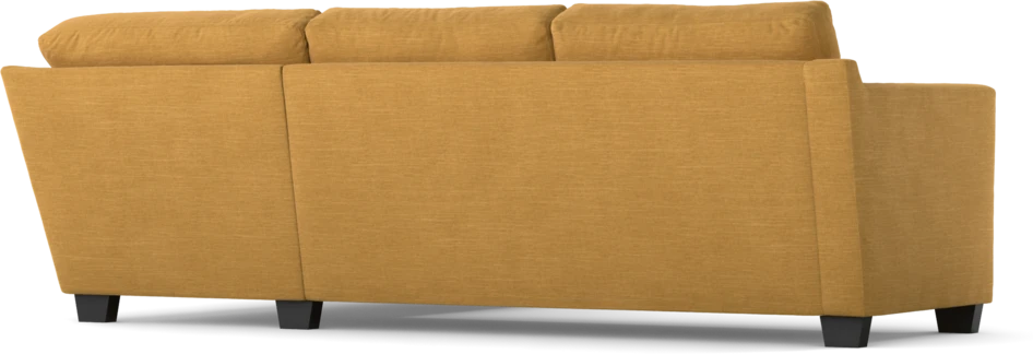 Friday - 2,5-sits soffa med divan höger - Gul