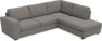 Friday - 2,5-sits soffa med divan höger - Grå