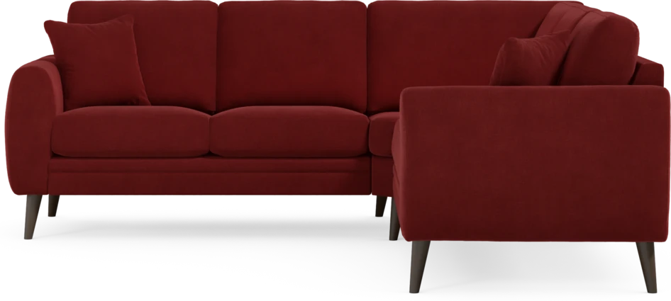 Eden - Hörnsoffa, 2+2-sits - Röd