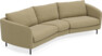 Madison - 3-sits soffa svängd, 90 cm - Gul