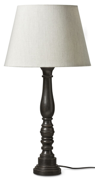 Doris - Bordslampfot, H53 Ø12 cm - Svart