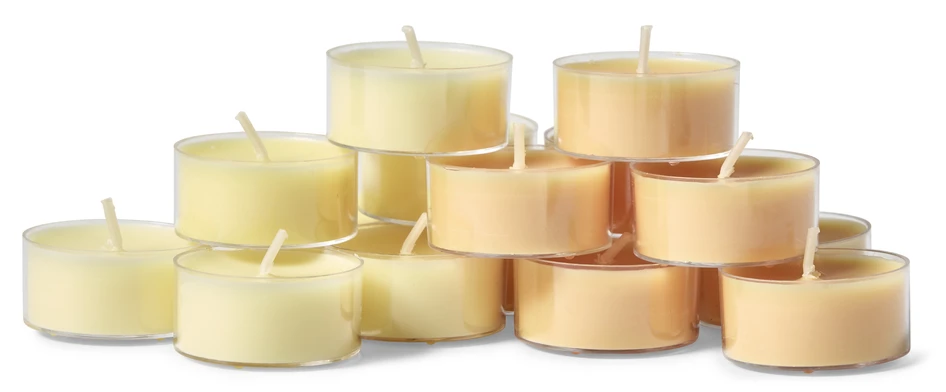 Viola - Doftljus, Lemon, 30-pack, brinntid 4 h, 13 gr, värmeljus - Gul