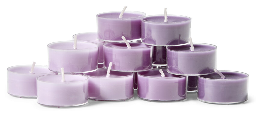 Viola - Doftljus, Cashmere & Lavender, brinntid 4 h, 13 gr, 30-pack värmeljus - Lila