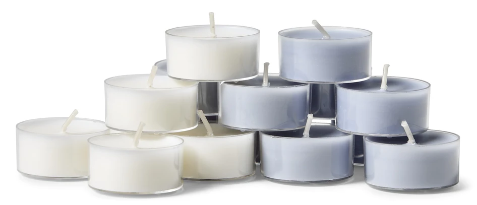 Viola - Doftljus, Fresh Cotton, 30-pack, brinntid 4 h, 13 gr, värmeljus - Blå