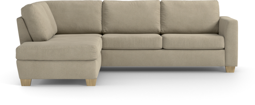 Friday - 2,5-sits soffa med divan vänster - Beige