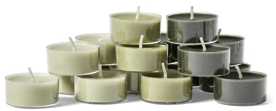 Viola - Doftljus, Baked Apple, 30-pack, brinntid 4 h, 13 gr, värmeljus - Grön