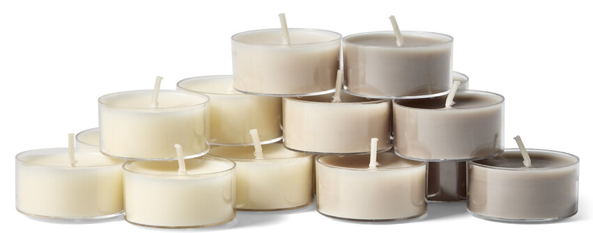 Viola - Doftljus, Vanilla, brinntid 4 h, 13 gr, 30-pack värmeljus - Brun