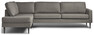 Dakota - 3-sits soffa med divan vänster - Grå