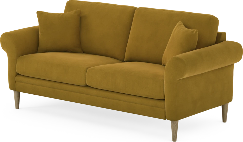 Eden - 2,5-sits soffa - Gul