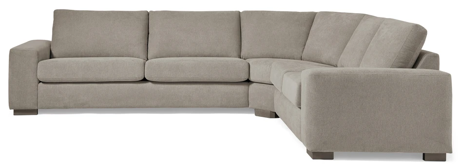 Sit Down - Hörnsoffa 3+2 med runt hörn - Beige