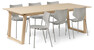 Twin - Matgrupp med 6 stolar Pyret - Beige
